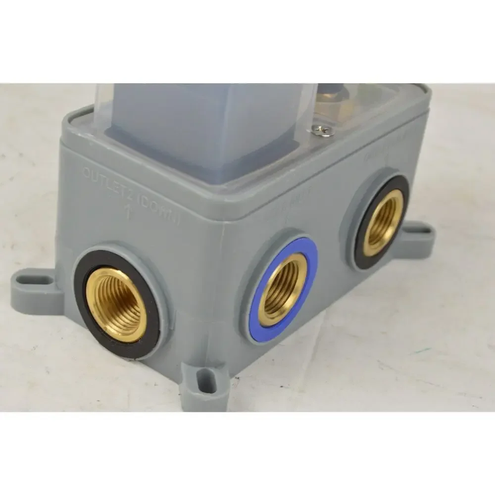 Hot & Cold Shower Mixing Valve 3 Outlet Waterfall System Control Valve
